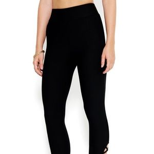 Bebe Ankle Cutout Legging NWT